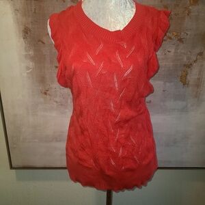 Dear John Dark Pink Lightweight Sweater Chic Top